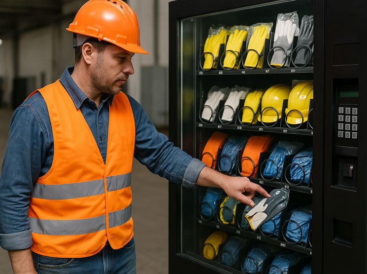 Venta de máquinas vending de EPIs de calidad industrial en Carlet