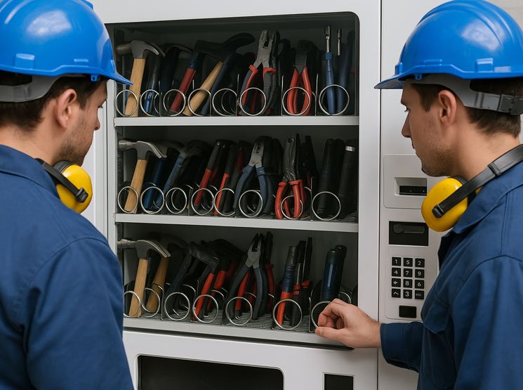 Integración de EPIs reciclados en máquinas expendedoras en Carlet